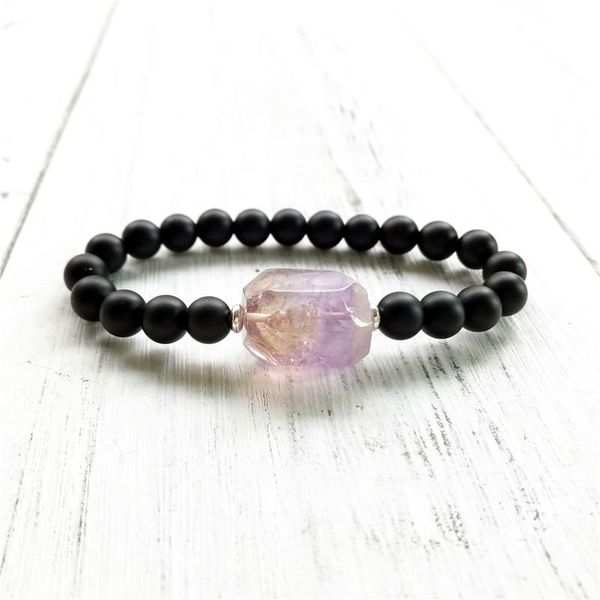 natural purple quartz yoga bracelets matte black onyx and amerthyst bracelet black men's jewelry charm wrist mala gift for men o
natural purple quartz yoga bracelets matte black onyx and amerthyst bracelet black men's jewelry charm wrist mala gift for men o
