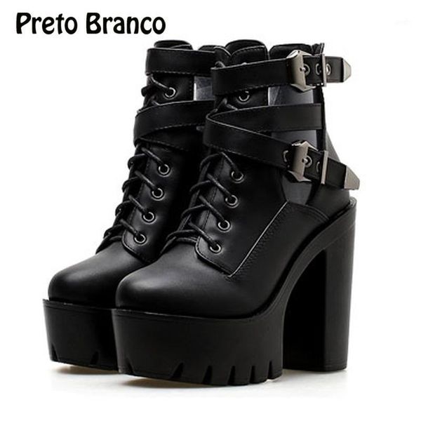 boots preto branco super high heels ankle real s spot thick with belt buckle platform women -518-11, Black
boots preto branco super high heels ankle real s spot thick with belt buckle platform women -518-11, Black