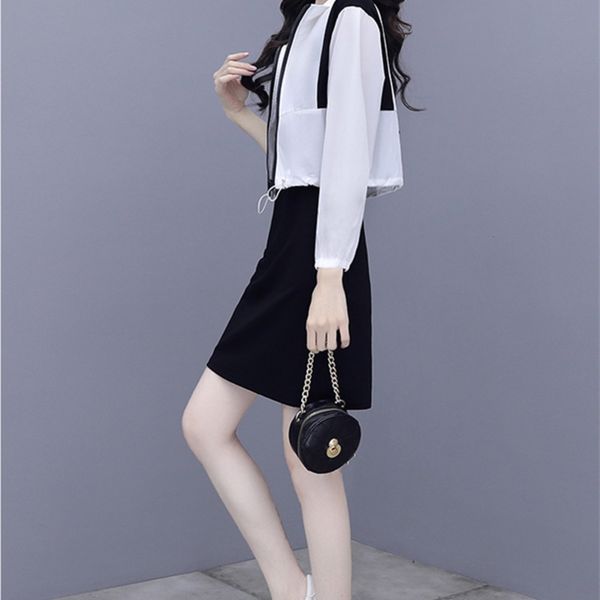 autumn 2020 new korean fashion foreign style leisure and simple slim and slim two piece women's suit dress of versatile dress bjzjk, Gray
autumn 2020 new korean fashion foreign style leisure and simple slim and slim two piece women's suit dress of versatile dress bjzjk, Gray