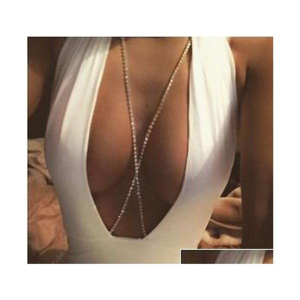 womens bralette chain fully rhinestone harness fashion jewelry bra body chain crystal chain bra i2ppo, Silver
womens bralette chain fully rhinestone harness fashion jewelry bra body chain crystal chain bra i2ppo, Silver
