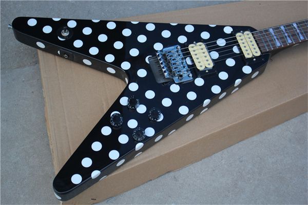 randy rhoads signature electric guitar polka dot finish china guitar double shake vibrato multi color guitars guitarra 
randy rhoads signature electric guitar polka dot finish china guitar double shake vibrato multi color guitars guitarra