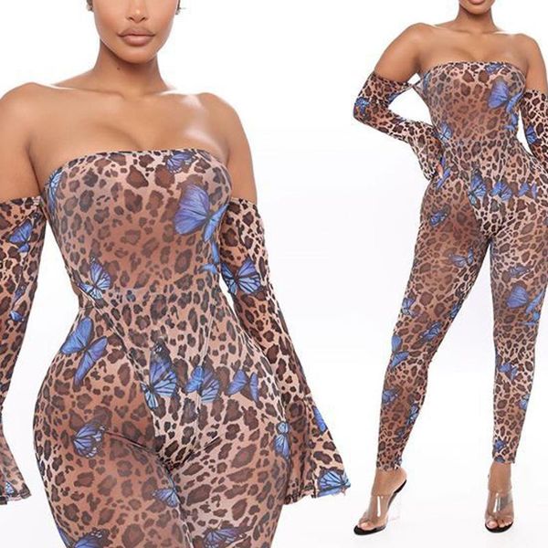 women's tracksuits two-piece long sleeve jumpsuit high waist leggings leopard print and butterfly off shoulder, Gray
women's tracksuits two-piece long sleeve jumpsuit high waist leggings leopard print and butterfly off shoulder, Gray