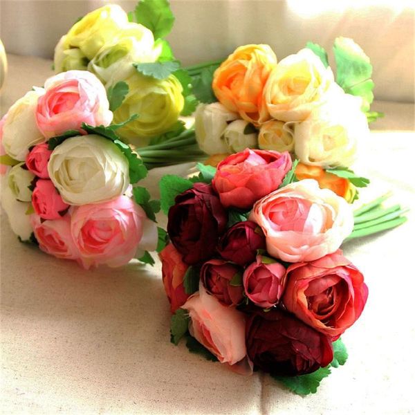 10 heads artificial roses wedding bouquet handmade bridal flower rose bouquet wedding handmade home party decorative flowers
10 heads artificial roses wedding bouquet handmade bridal flower rose bouquet wedding handmade home party decorative flowers