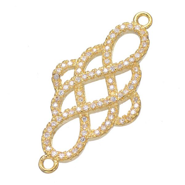 charms 5 pieces micro pave jewelry vintage zircon knot for making diy crafts wholesale czech connectors findings, Bronze;silver
charms 5 pieces micro pave jewelry vintage zircon knot for making diy crafts wholesale czech connectors findings, Bronze;silver