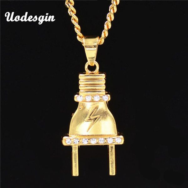 pendant necklaces uodesign arrival gold color men hip hop full iced out plug necklace with 75cm long link chain bling jewelry gift, Silver
pendant necklaces uodesign arrival gold color men hip hop full iced out plug necklace with 75cm long link chain bling jewelry gift, Silver