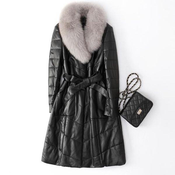 real genuine leather jacket autumn winter coat women clothes 2021 korean vintage fur collar 100% sheepskin down coat zt45131, Black
real genuine leather jacket autumn winter coat women clothes 2021 korean vintage fur collar 100% sheepskin down coat zt45131, Black