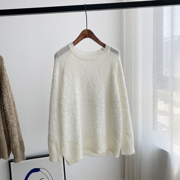 lxwvh new solid color early t-neck fragrance in thin autumn 2020 loose little lazy pulloversweater pullover sweet pullover sweater for women, White;black
lxwvh new solid color early t-neck fragrance in thin autumn 2020 loose little lazy pulloversweater pullover sweet pullover sweater for women, White;black