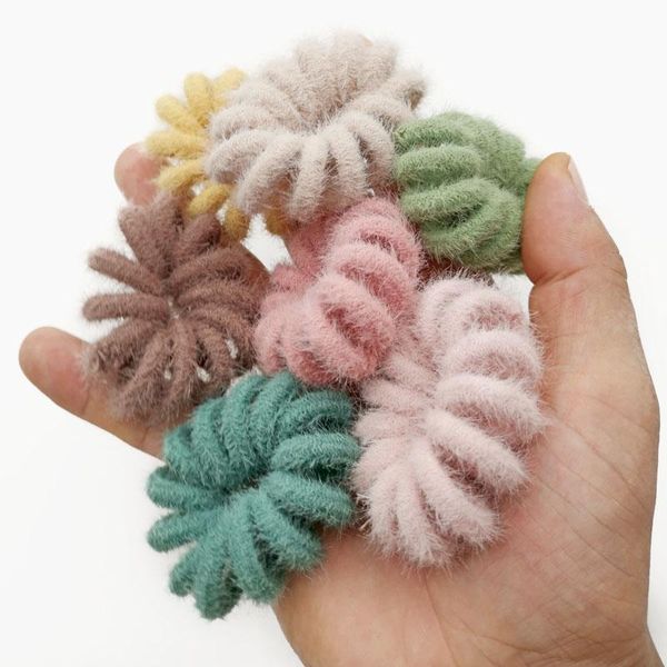elastic plush telephone wire hair bands girl woman accessories faux fur rubber headwear rope spiral shape ties sqcbhd new_dhbest, Silver
elastic plush telephone wire hair bands girl woman accessories faux fur rubber headwear rope spiral shape ties sqcbhd new_dhbest, Silver
