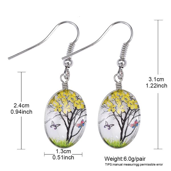 factory price trees fashion fresh dried flower earring life dangle earrings glass oval ball drop ear creative jewelry gi, Golden
factory price trees fashion fresh dried flower earring life dangle earrings glass oval ball drop ear creative jewelry gi, Golden