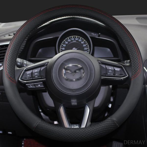dermay pu leather car steering wheel cover for cx-3 cx-4 cx-5 cx-7 cx-9 3 axela 6 gh gj demio anti-slip funda volante
dermay pu leather car steering wheel cover for cx-3 cx-4 cx-5 cx-7 cx-9 3 axela 6 gh gj demio anti-slip funda volante