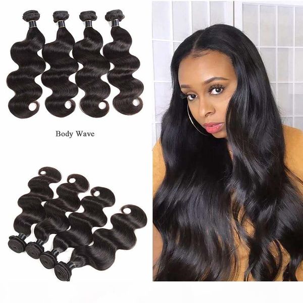 brazilian body wave human hair bundles 4 pcs unprocessed brazilian peruvian indian malaysian body wave remy hair weaves extensions, Black
brazilian body wave human hair bundles 4 pcs unprocessed brazilian peruvian indian malaysian body wave remy hair weaves extensions, Black