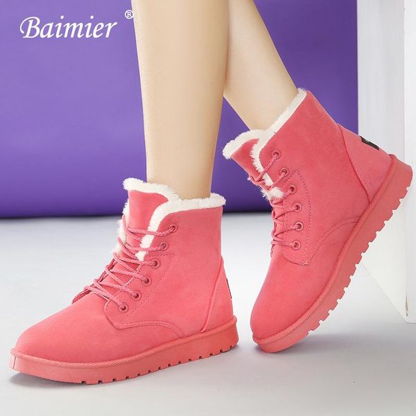 baimier winter ankle boots for women lace up platform boots women soft flock warm plush snow plus size 41 42 43, Black
baimier winter ankle boots for women lace up platform boots women soft flock warm plush snow plus size 41 42 43, Black