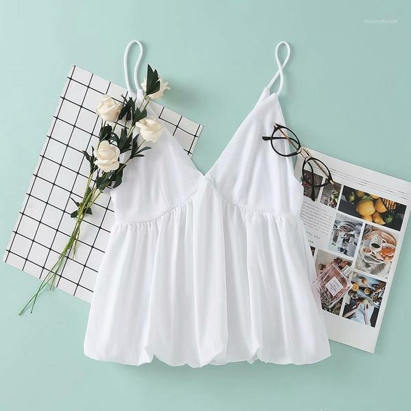women's tanks & camis women summer crop white ruched v neck slim 2021 ladies wide strap tees skinny femme camisole1
women's tanks & camis women summer crop white ruched v neck slim 2021 ladies wide strap tees skinny femme camisole1