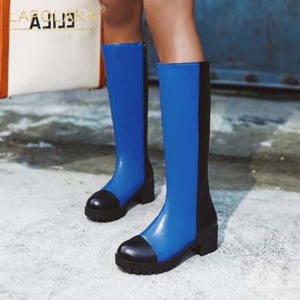 Lapolaka 2021 Hot Sale Patchwork Trendy Fashion Boots Woman Shoes Thick Heels INS Dropship Stylish Riding Chic Boot Ladies, Black
Lapolaka 2021 Hot Sale Patchwork Trendy Fashion Boots Woman Shoes Thick Heels INS Dropship Stylish Riding Chic Boot Ladies, Black