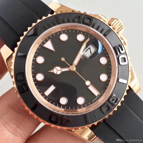 men's watch 18ct rose gold shell 116655 series 40mm ceramic bezel sapphire glass automatic mechanical movement rubber strap230i, Slivery;brown
men's watch 18ct rose gold shell 116655 series 40mm ceramic bezel sapphire glass automatic mechanical movement rubber strap230i, Slivery;brown