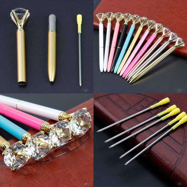 creative crystal glass kawaii ballpoint big gem ball pen with large diamond 11 colors fashion school office supplies
creative crystal glass kawaii ballpoint big gem ball pen with large diamond 11 colors fashion school office supplies