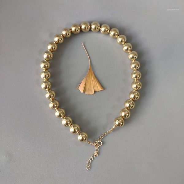 2020 summer new fashion metal bead necklace handmade beaded short jewelry adjustable length man women charm individuality choker1, Golden;silver
2020 summer new fashion metal bead necklace handmade beaded short jewelry adjustable length man women charm individuality choker1, Golden;silver
