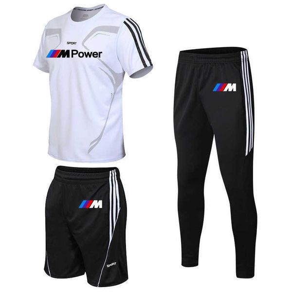 3-piece men's wear fashion casual with bmw m cotton solid color short sleeves shorts and pants, White;black
3-piece men's wear fashion casual with bmw m cotton solid color short sleeves shorts and pants, White;black