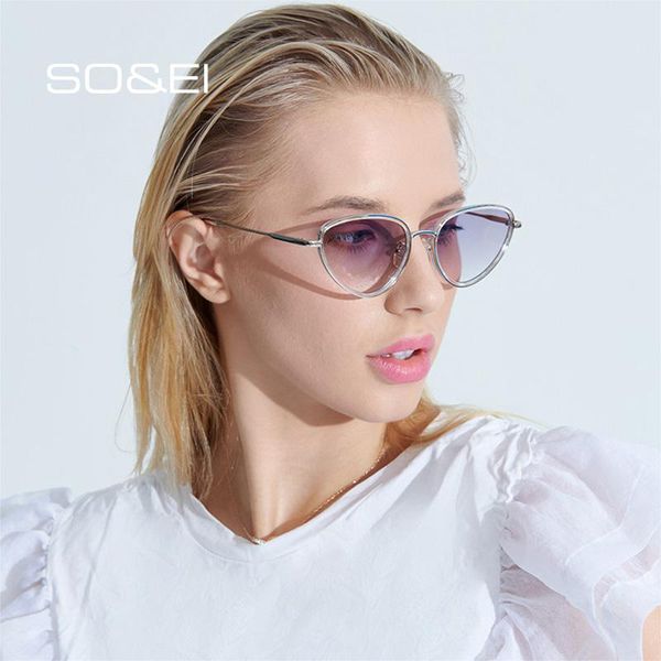 so&ei fashion cat eye candy color sunglasses women vintage clear ocean gradient lens eyewear ladies trending sun glasses shades, White;black
so&ei fashion cat eye candy color sunglasses women vintage clear ocean gradient lens eyewear ladies trending sun glasses shades, White;black