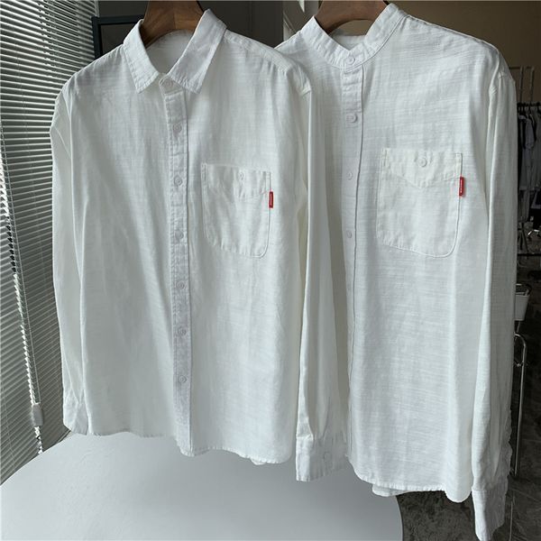simple wind fixed weaving cotton and hemp blended breathable soft glutinous early autumn casual relaxed long sleeve shirt man
simple wind fixed weaving cotton and hemp blended breathable soft glutinous early autumn casual relaxed long sleeve shirt man