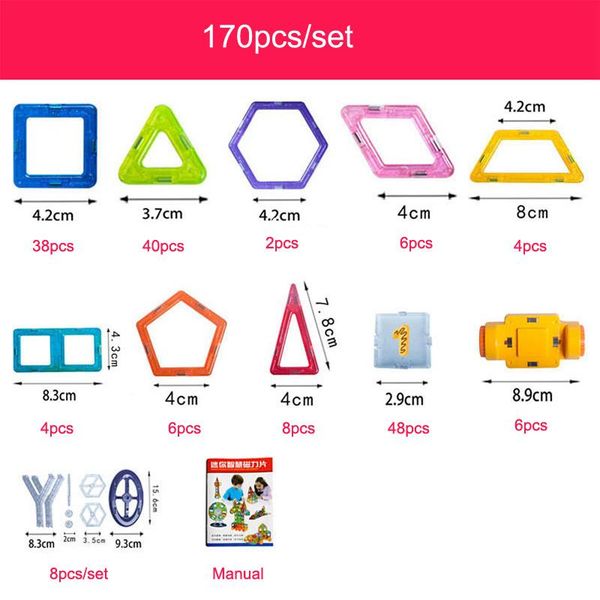 new 252pcs mini magnetic designer construction set model building toy plastic magnetic blocks educational toys for kids gift qylxmu mywjqq
new 252pcs mini magnetic designer construction set model building toy plastic magnetic blocks educational toys for kids gift qylxmu mywjqq