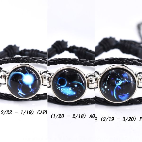 fashionable fashion 12 constellations woven leather luminous bracelet adjustable luminous glass multilayer leather bracelet oi88q, Golden;silver
fashionable fashion 12 constellations woven leather luminous bracelet adjustable luminous glass multilayer leather bracelet oi88q, Golden;silver