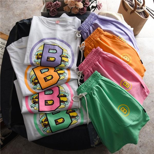 summer women 2 piece set 2020 new thin graphic tee long sleeve lady loose cotton shorts sets pink, White
summer women 2 piece set 2020 new thin graphic tee long sleeve lady loose cotton shorts sets pink, White