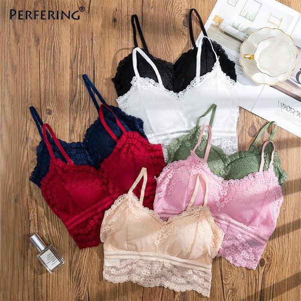 bras perfering lingerie wireless women bralette vest crop v-neck push up underwear tank padded1, Red;black
bras perfering lingerie wireless women bralette vest crop v-neck push up underwear tank padded1, Red;black