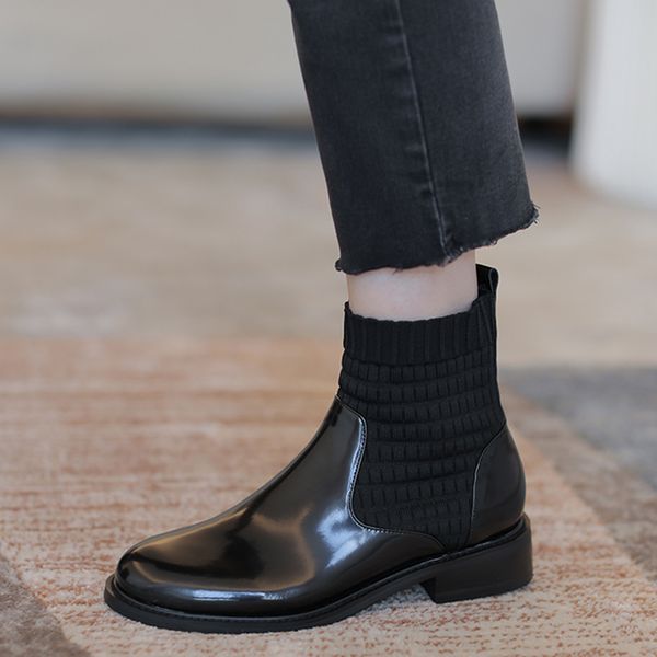 2020 leather genuine designer socks black knitting short woven high-quality women ankle slithering boots in women's shoes itip
2020 leather genuine designer socks black knitting short woven high-quality women ankle slithering boots in women's shoes itip