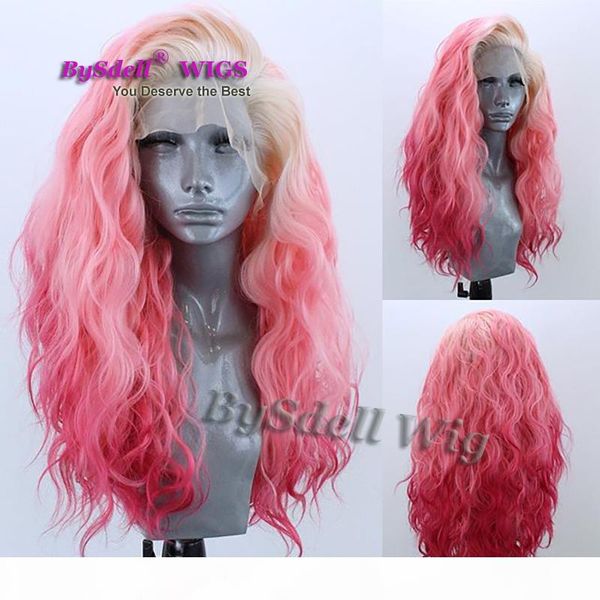 natural water curly wave wig synthetic blonde 613# ombre pink red color hair lace front wig pale color lace front wigs for women, Black
natural water curly wave wig synthetic blonde 613# ombre pink red color hair lace front wig pale color lace front wigs for women, Black