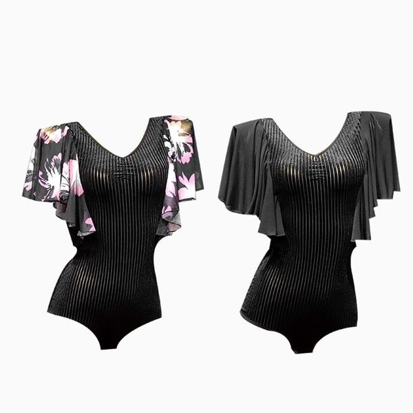 stage wear pirnt ballroom dance leotard for flexible tights dancing swimsuit clothes modern costume, Black;red
stage wear pirnt ballroom dance leotard for flexible tights dancing swimsuit clothes modern costume, Black;red