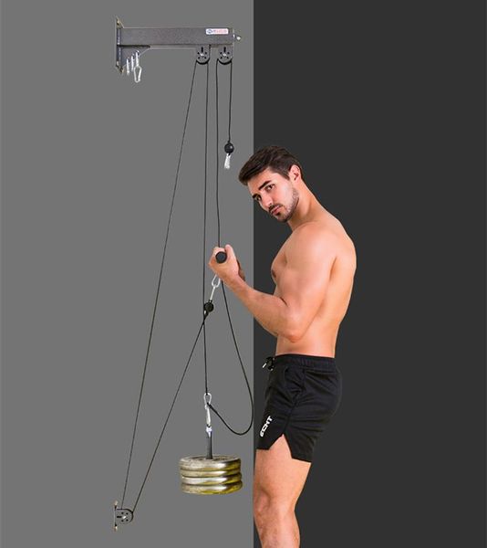accessories fitness diy pulley cable machine blaster trainer with attachments biceps triceps workout forearm pull rope wrist roller
accessories fitness diy pulley cable machine blaster trainer with attachments biceps triceps workout forearm pull rope wrist roller