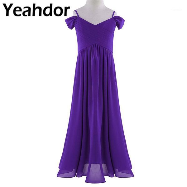 girl's dresses kids girl high waist pleated floor length off shoulder chiffon princess flower dress for pageant wedding party vestidos1, Red;yellow
girl's dresses kids girl high waist pleated floor length off shoulder chiffon princess flower dress for pageant wedding party vestidos1, Red;yellow