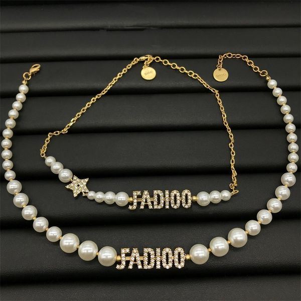 70% off designer jewelry family necklace / new pearl letter fashion temperament style net red same neck chain female, Silver
70% off designer jewelry family necklace / new pearl letter fashion temperament style net red same neck chain female, Silver