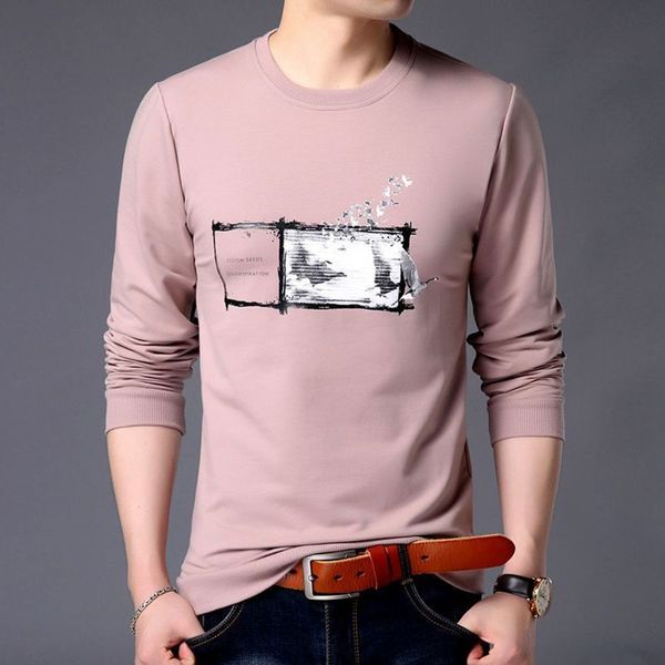 2019 long men's thin sweater sleeve fall crew neck youth trend print casual men's wear korean thin top, Black
2019 long men's thin sweater sleeve fall crew neck youth trend print casual men's wear korean thin top, Black