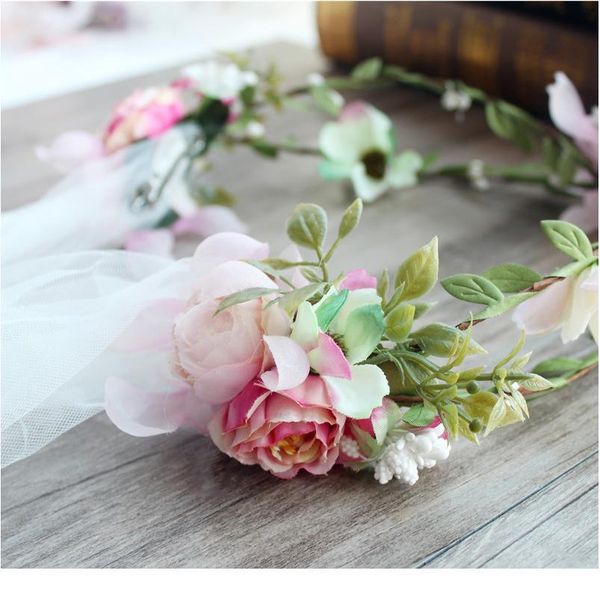 flower wreath tiaras veil women wedding decoration bridal hair headdress flower crown hair accessory adjustable party jllxqx
flower wreath tiaras veil women wedding decoration bridal hair headdress flower crown hair accessory adjustable party jllxqx