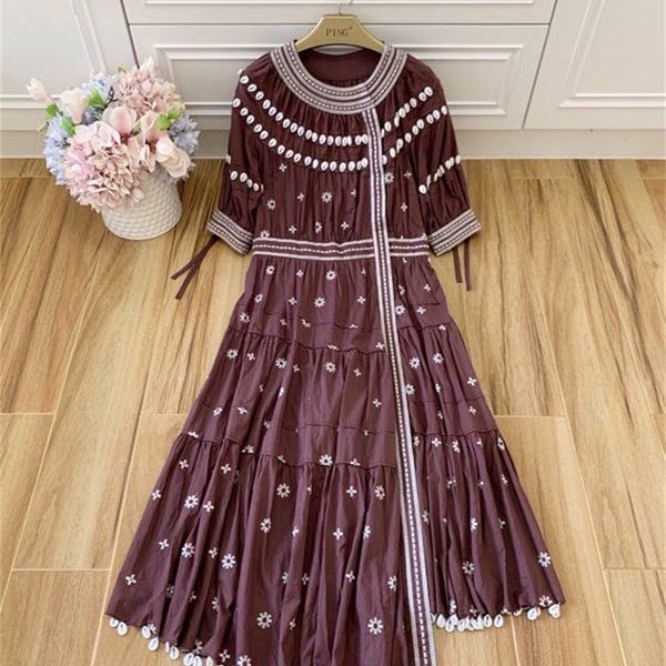 2021 quality high autumn midi feminine stocking sleeves asymmetric embroidered holiday dress eujy, Black;gray
2021 quality high autumn midi feminine stocking sleeves asymmetric embroidered holiday dress eujy, Black;gray