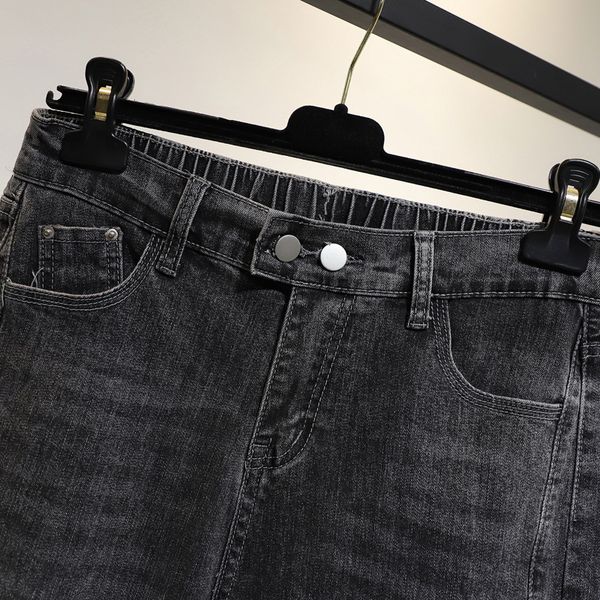 women jeans high waist plus size softener zipper full length loose mom denim female harem pants y1214, Blue
women jeans high waist plus size softener zipper full length loose mom denim female harem pants y1214, Blue