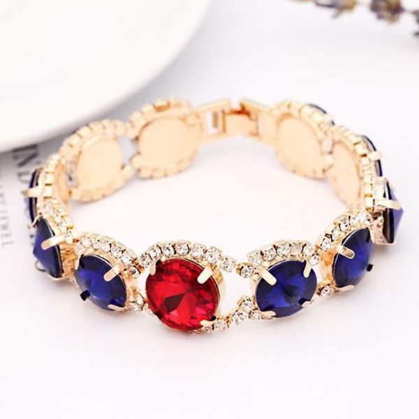 gold color beautiful round austrian crystal bracelet for women wedding party jewelry female bracelet wholesale b036, Black
gold color beautiful round austrian crystal bracelet for women wedding party jewelry female bracelet wholesale b036, Black