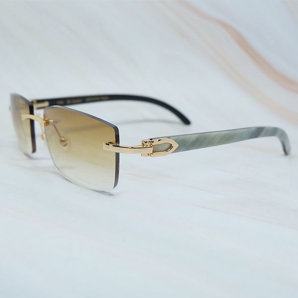 2021 new designer sunglasses men luxury carter buffalo sun glasses women buffs shades eyewear rimless gafas de sol aenw, White;black
2021 new designer sunglasses men luxury carter buffalo sun glasses women buffs shades eyewear rimless gafas de sol aenw, White;black