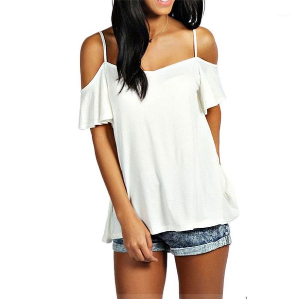 wholesale-fabulous summer t shirts for women summer casual solid stretch blusas t shirts off the shoulder for women summer1, White
wholesale-fabulous summer t shirts for women summer casual solid stretch blusas t shirts off the shoulder for women summer1, White