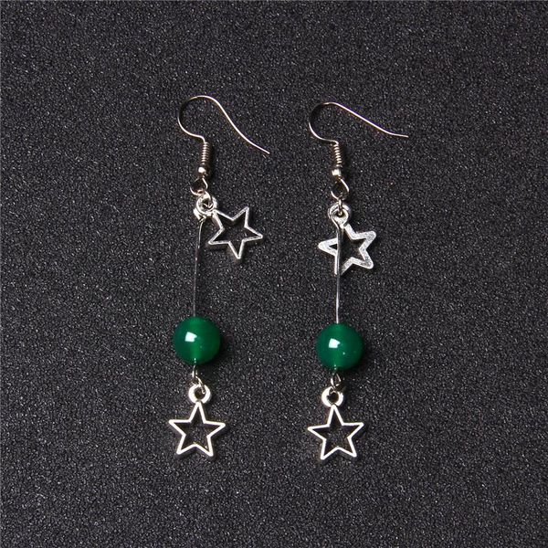 fashion star drop earrings for women jewelry gems stone long eardrop earrings five-pointed star dangle brincos female gifts, Silver
fashion star drop earrings for women jewelry gems stone long eardrop earrings five-pointed star dangle brincos female gifts, Silver