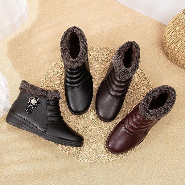 2020 new women's comfortable boots women's woman female fashion shoes round toe boots, Black
2020 new women's comfortable boots women's woman female fashion shoes round toe boots, Black