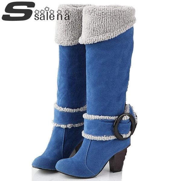 boots women winter snow plus velvet warm knee high comfortable fashion heels #c161, Black
boots women winter snow plus velvet warm knee high comfortable fashion heels #c161, Black