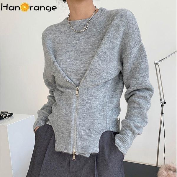 winter women elastic mohair round neck zipper sweater female doubleside wearable1, White
winter women elastic mohair round neck zipper sweater female doubleside wearable1, White