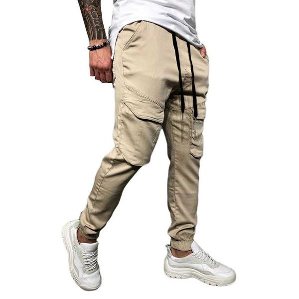 2021 autumn mens casual sports pants male fashion sweatpants plus size hip solid color pockets drawstring beam feet trousers, Black
2021 autumn mens casual sports pants male fashion sweatpants plus size hip solid color pockets drawstring beam feet trousers, Black