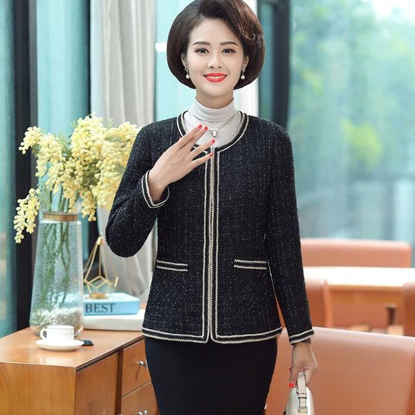 middle-aged coats 2021 female fall formal jackets lady suit office wear black cardigans short outerwear p1130 1wtm, Black;brown
middle-aged coats 2021 female fall formal jackets lady suit office wear black cardigans short outerwear p1130 1wtm, Black;brown