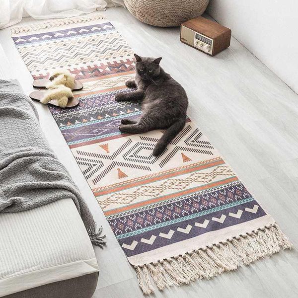 retro carpet for sofa living room bedroom hand woven rug cotton tassel yarn dyed table runner bedspread tapestry home decoration1
retro carpet for sofa living room bedroom hand woven rug cotton tassel yarn dyed table runner bedspread tapestry home decoration1