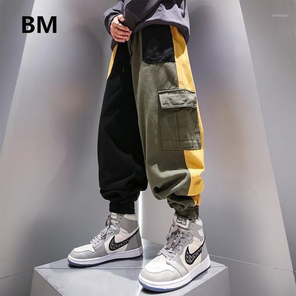 2020 harajuku fashion patchwork casual pants loose streetwear hip hop joggers men korean sport trousers jogging cargo pants1, Black
2020 harajuku fashion patchwork casual pants loose streetwear hip hop joggers men korean sport trousers jogging cargo pants1, Black