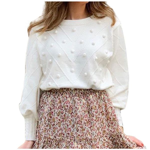 turtleneck knitted wool ball long sleeve sweater women winter warm o-neck knitted hairball long sleeve sweater dropshipping, White;black
turtleneck knitted wool ball long sleeve sweater women winter warm o-neck knitted hairball long sleeve sweater dropshipping, White;black